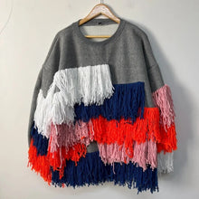 Load image into Gallery viewer, Fringed Sweatshirt