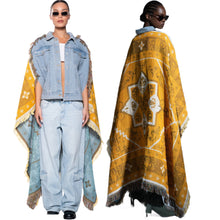 Load image into Gallery viewer, Denim Poncho