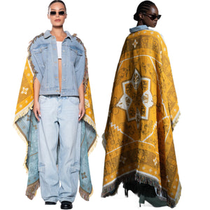 Denim Poncho