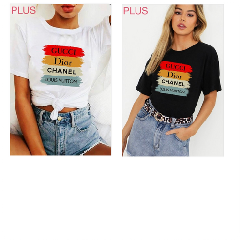 Paint w/ Fashion Plus Size T-shirt