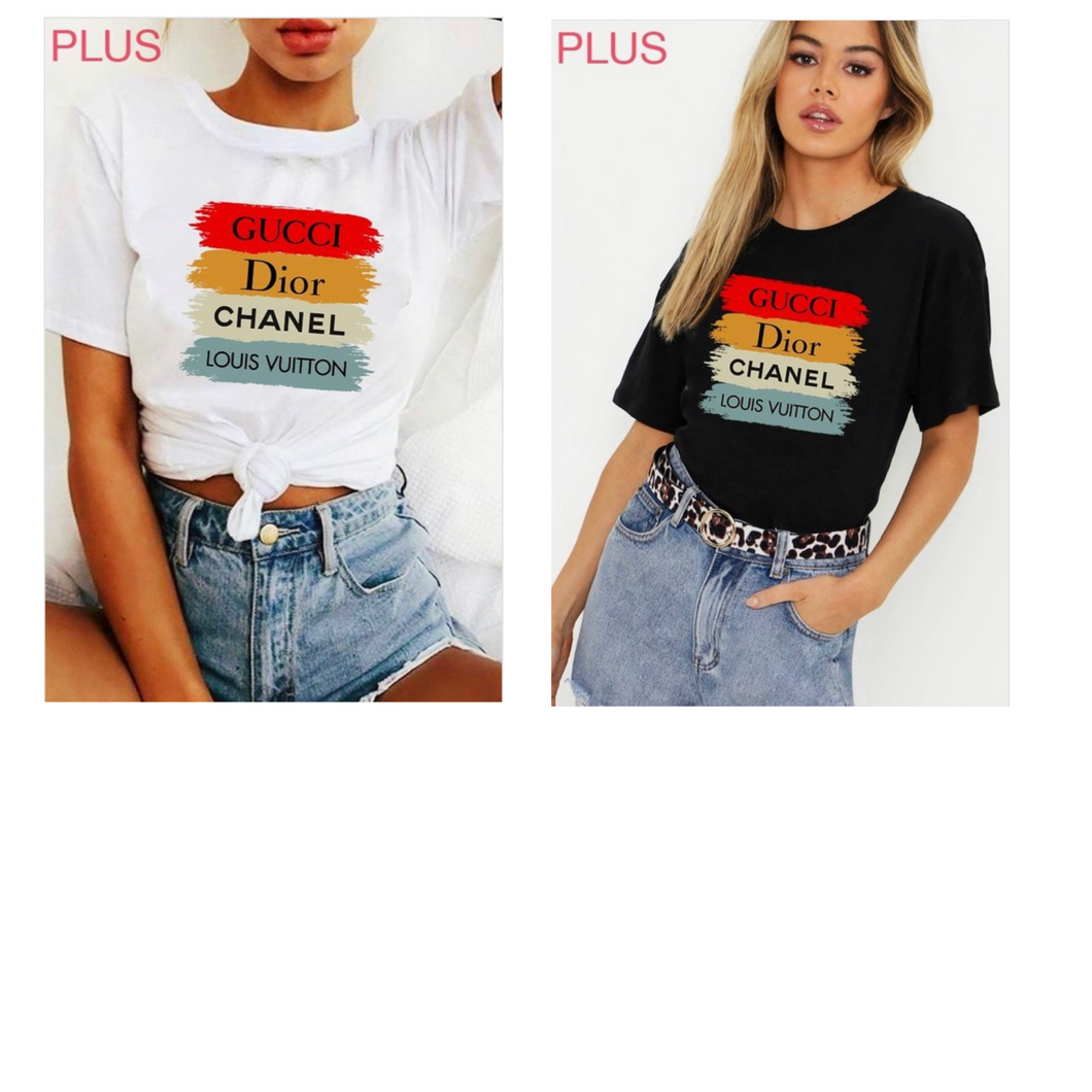 Paint w/ Fashion Plus Size T-shirt – B. Fly Apparel