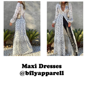 Polka Dot Maxi Dress