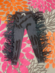 Tye Dye Fringe Cargo Joggers