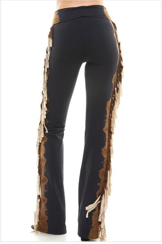 Tye Dye Fringe Pants