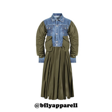 Load image into Gallery viewer, Denim Trench Coat