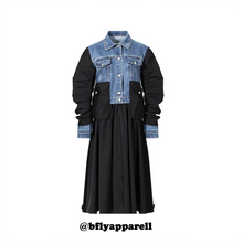 Load image into Gallery viewer, Denim Trench Coat
