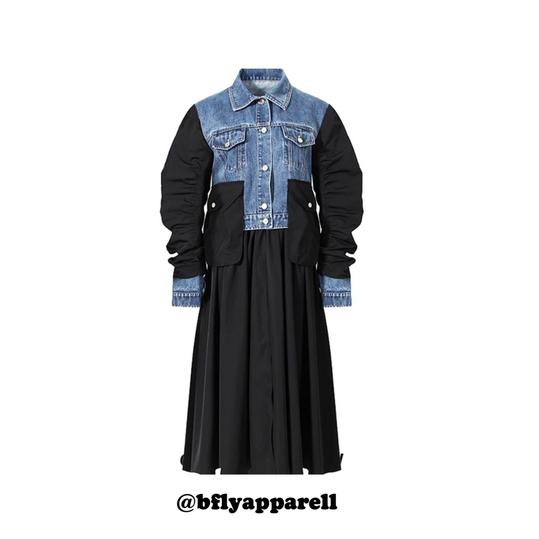 Denim Trench Coat