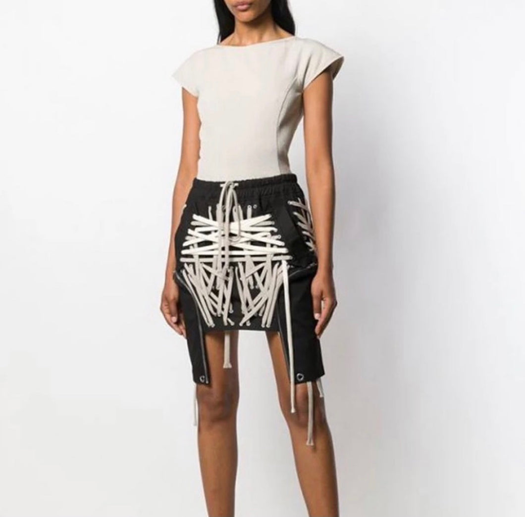 Laced Up Skirt