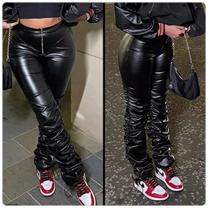 Ruched Drawstring Pants