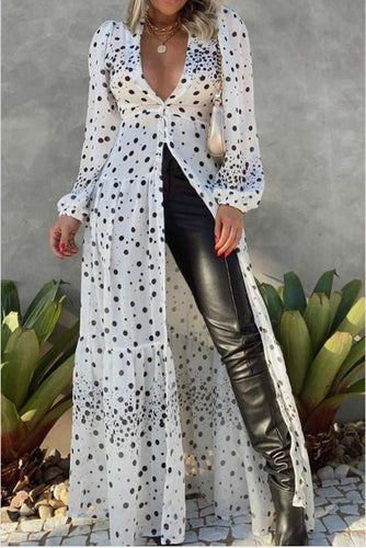 Polka Dot Maxi Dress