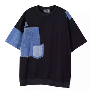 Out of Pocket Denim Sweatshirt