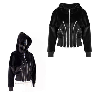 Zip Line Velour Jacket