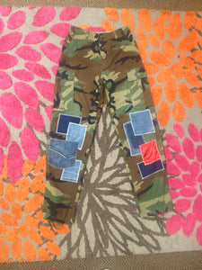 Patched Camo Pants