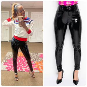 Patent Leather Pants