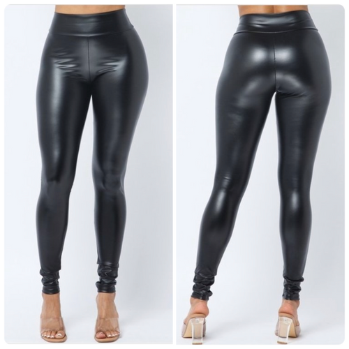 Leatherette Leggins