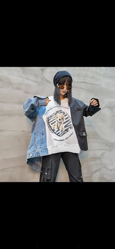 Remixed Multifabric Top