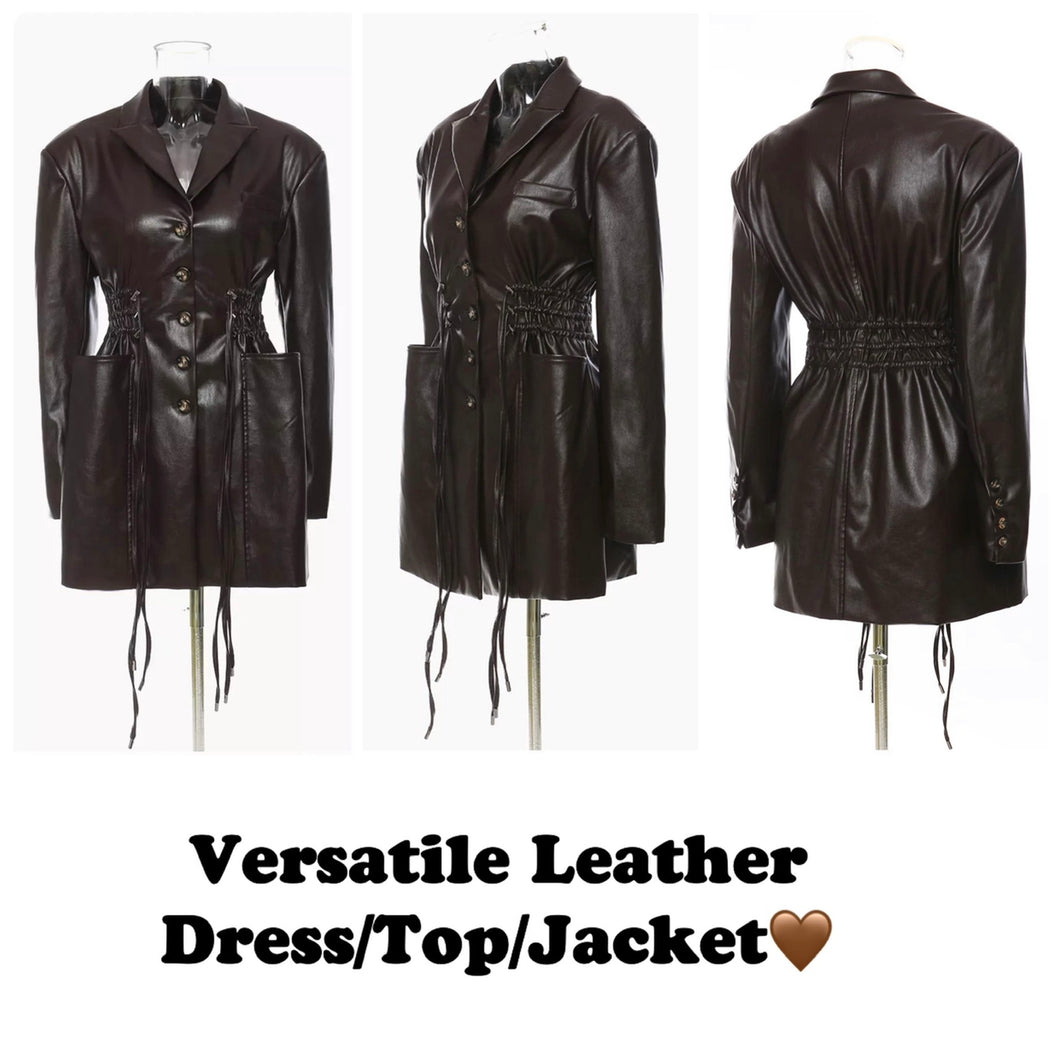 Leather Fashionista Jacket