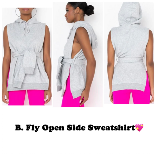 Open Side Sweatshirt