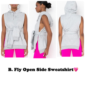 Open Side Sweatshirt